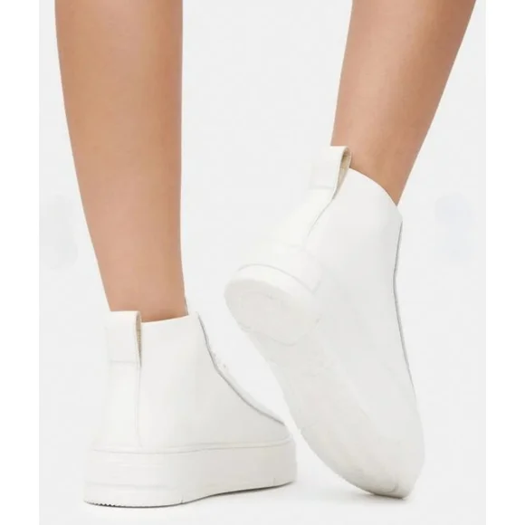 VAGABOND SHOEMAKERS White Leather Judy High Top Sneakers NWT 38 - Picture 2 of 5